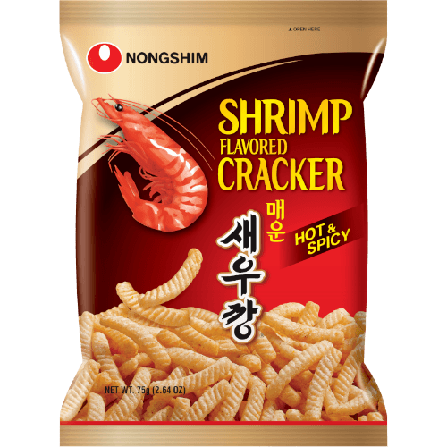 Nongshim Hot & Spicy Shrimp Flavour Crackers