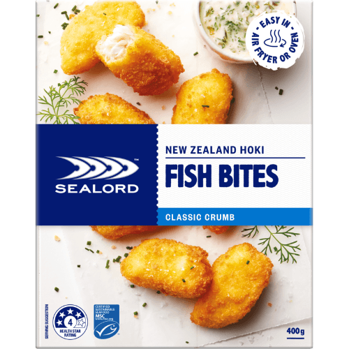 Sealord Hoki Classic Crumb Fish Bites