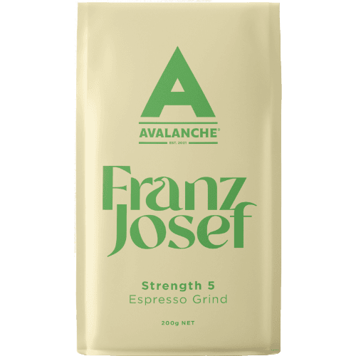 Avalanche Franz Josef Strength 5 Espresso Grind Coffee
