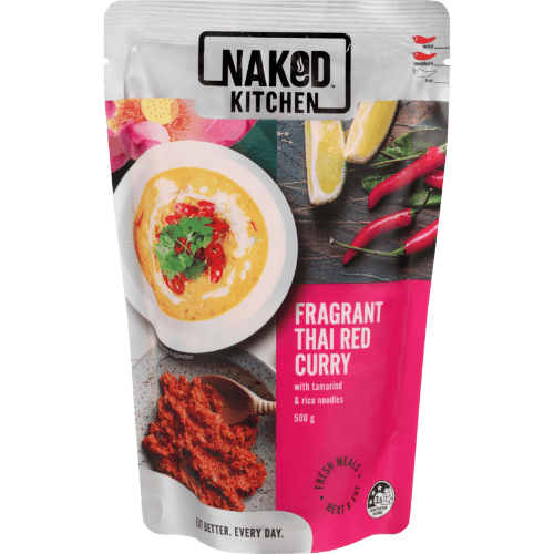 Naked Kitchen Fragrant Thai Red Curry With Tamarind & Rice Noodles