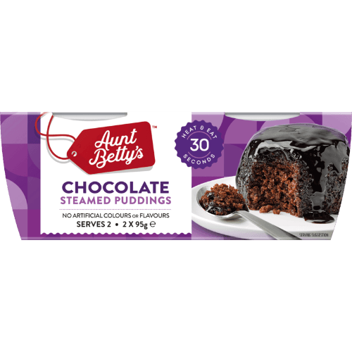 Aunt Betty's Chocolate Steamed Puddings