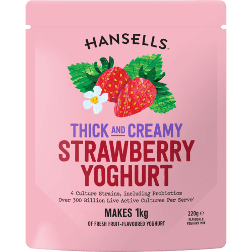Hansells Thick And Creamy Strawberry Yoghurt Mix