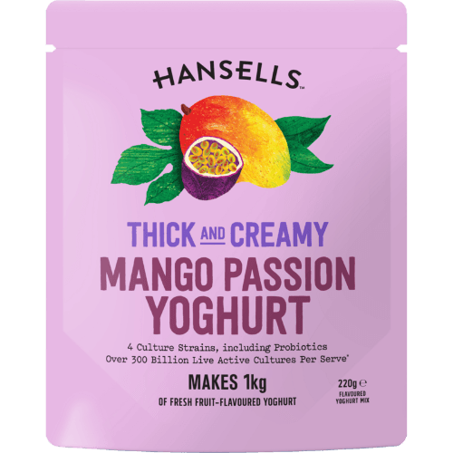 Hansells Thick And Creamy Mango Passion Yoghurt Mix