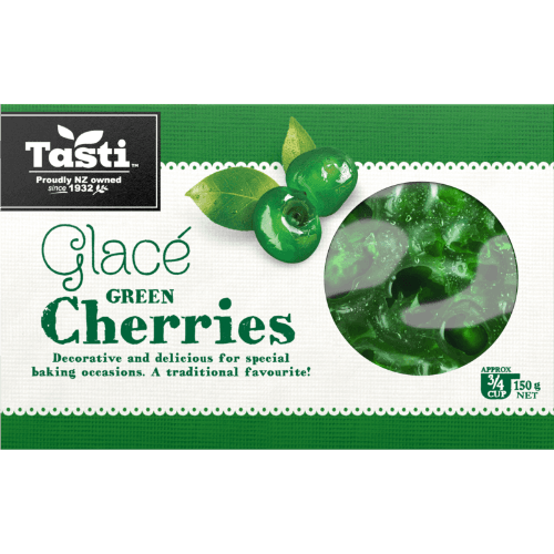 Tasti Green Glace Cherries