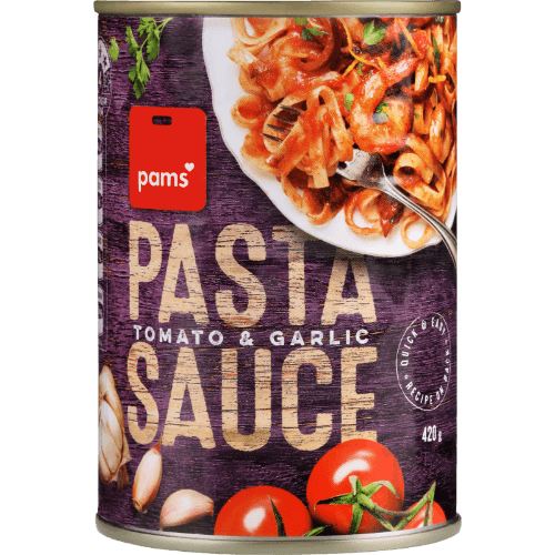Pams Tomato & Garlic Pasta Sauce