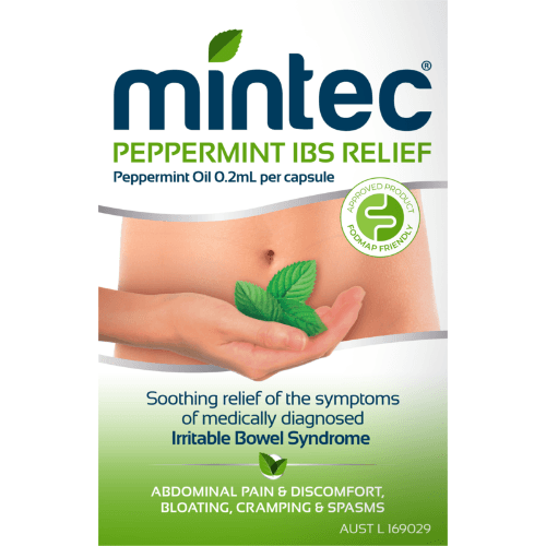 Mintec Peppermint Ibs Relief Capsules 20 pack