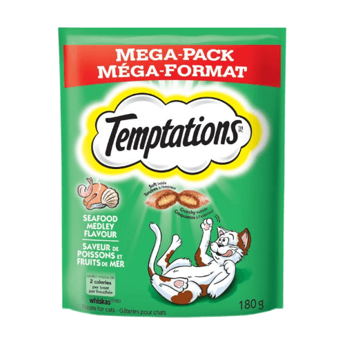 Temptations Seafood Medley Flavour Treats For Cats