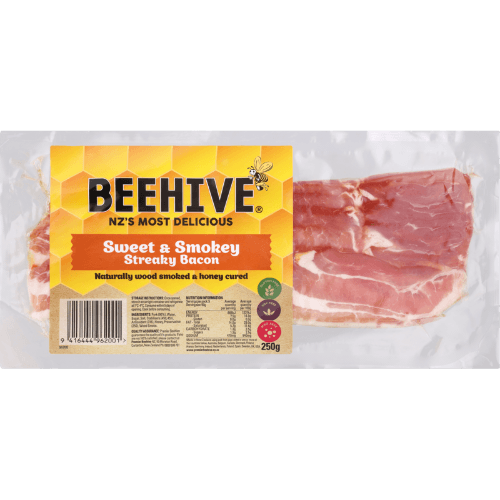 Beehive Sweet & Smokey Streaky Bacon