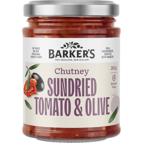 Barker's Sundried Tomato & Olive Chutney
