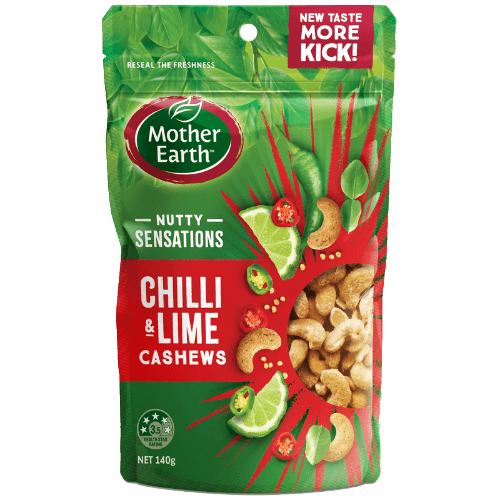 Mother Earth Nutty Sensations Chilli & Lime Cashews