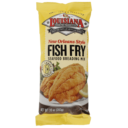 Louisiana New Orleans Style Fish Fry Lemon Seafood Breading Kit