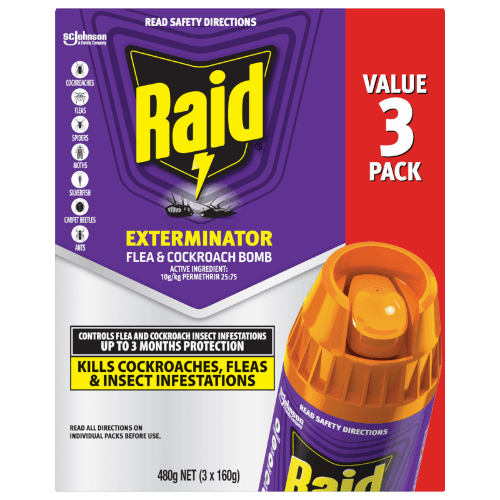 Raid Exterminator Flea & Cockroach Bomb