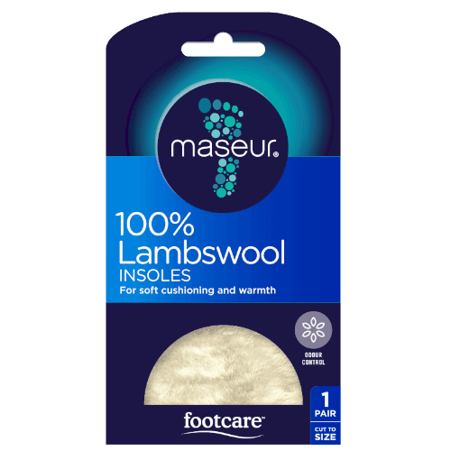 Footcare Maseur 100% Lambswool Insoles