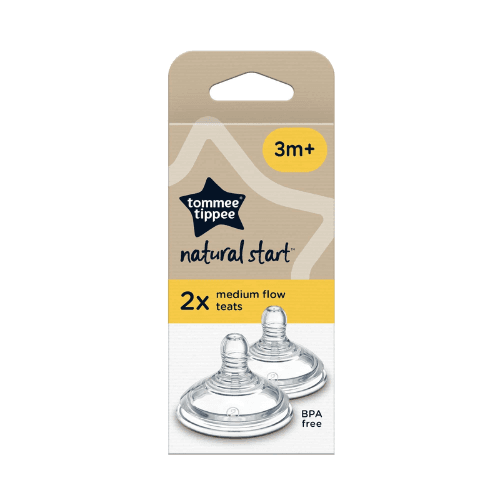 Tommee Tippee Closer To Nature Medium Flow Teats 3+ Months