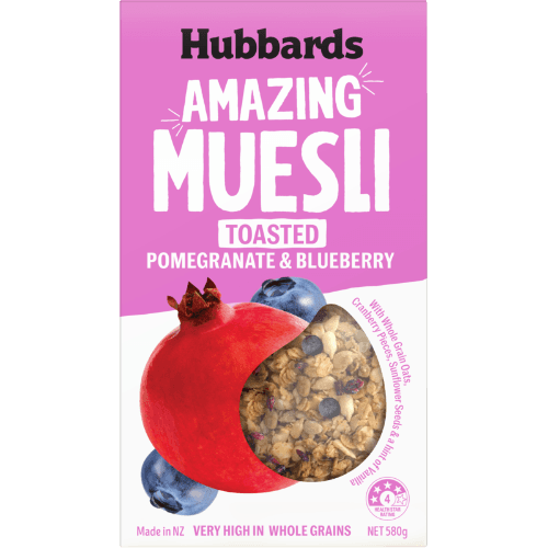 Hubbards Toasted Pomegranate & Blueberry Amazing Muesli