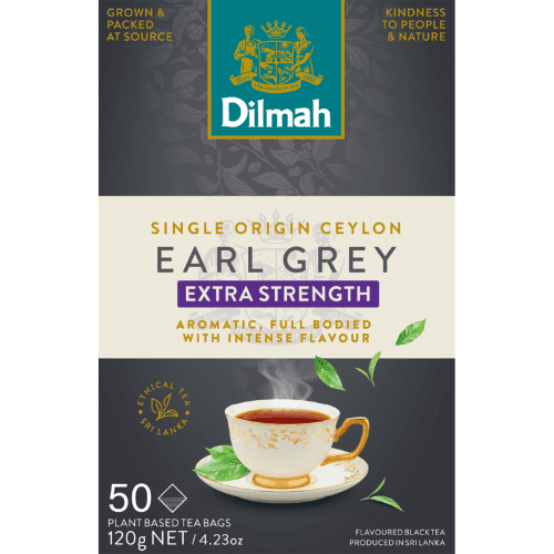 Dilmah Earl Grey Extra Strength Biodegradable Tea Bags