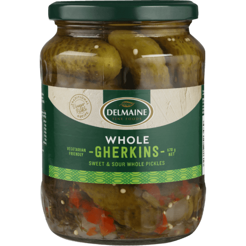 Delmaine Whole Gherkins