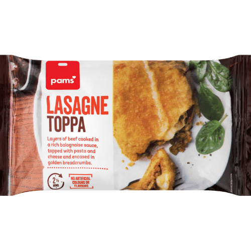 Pams Lasagne Toppa