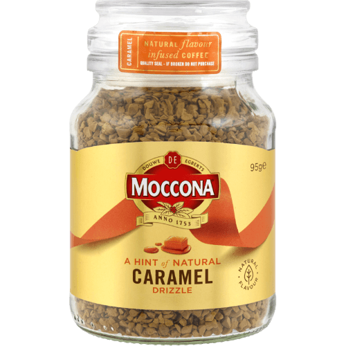 Moccona Caramel Instant Coffee Jar