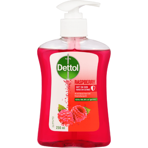 Dettol Antibacterial Raspberry Liquid Hand Wash Pump