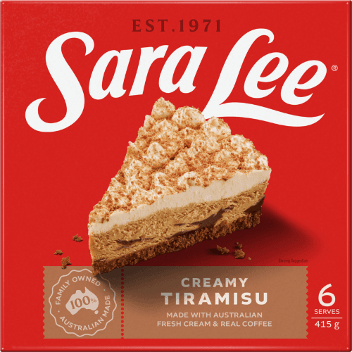 Sara Lee Creamy Tiramisu