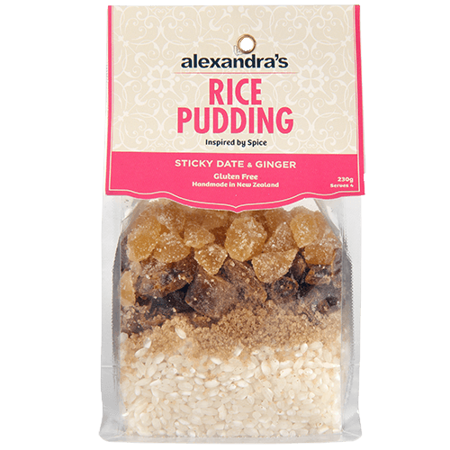 Alexandra's Sticky Date & Ginger Rice Pudding