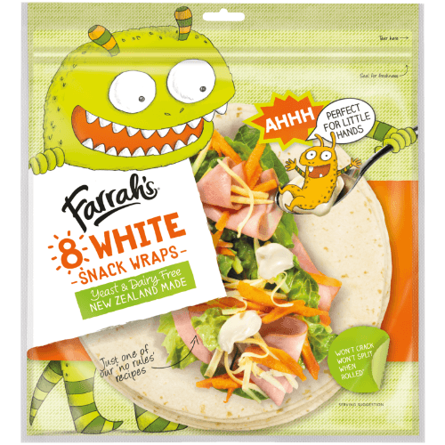 Farrah's Kids White Snack Wraps