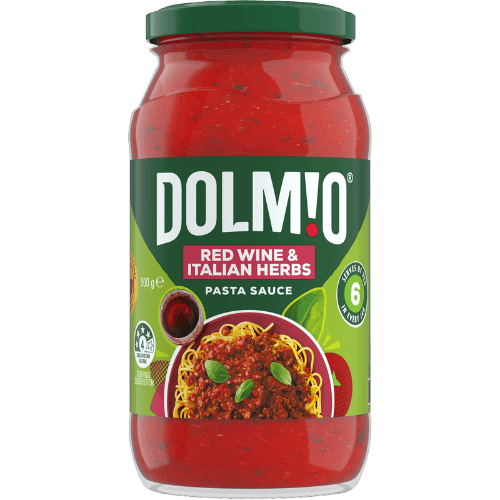 Dolmio Red Wine & Italian Herbs Pasta Sauce Jar