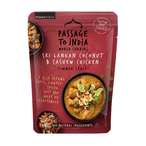 Passage to India Sri Lankan Coconut & Cashew Chicken Simmer Sauce