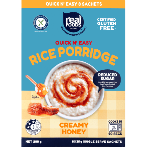 Real Foods Creamy Honey Rice Porridge