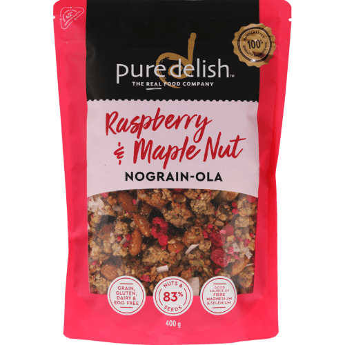 Pure Delish Raspberry & Maple Nut Nograin-Ola