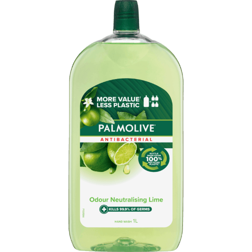 Palmolive Antibacterial Odour Neutralising Lime Liquid Handwash Refill