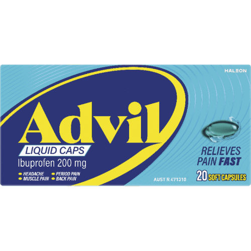 Advil Liquid Ibupofen Capsules