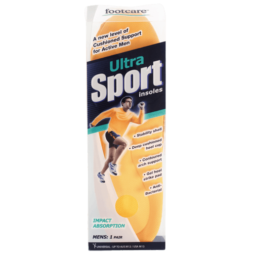 Footcare Ultra Sports Insoles Mens