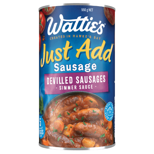 Wattie's Just Add Sausage Devilled Sausages Simmer Sauce