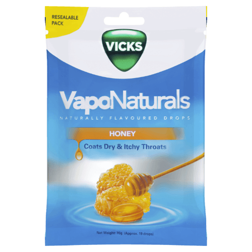 Vicks VapoNaturals Honey Throat Drops