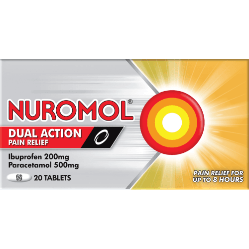 Nuromol Dual Action Ibuprofen & Paracetamol Pain Relief Tablets