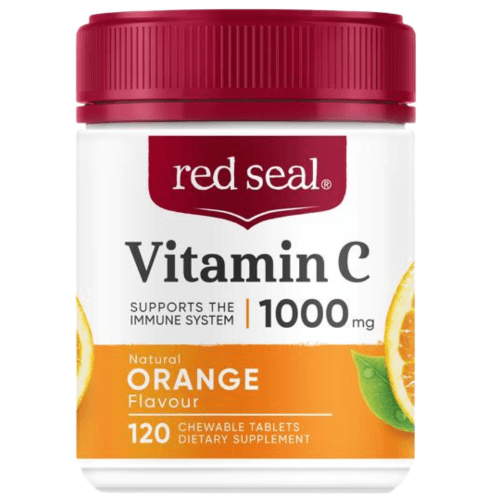 Red Seal Vitamin C 1000mg Orange Flavour Chewable Tablets