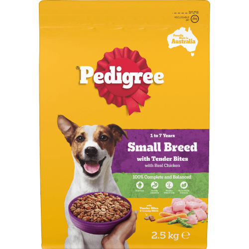Pedigree Small Breed Adult 1-7 Years With Tender Bites Real Chicken Dry Dog Food