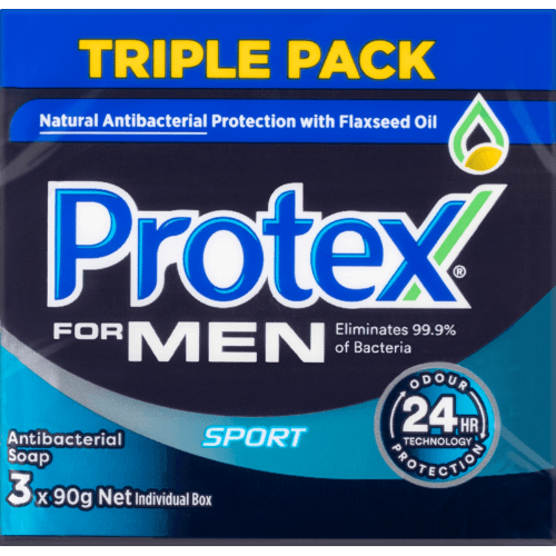 Protex For Men Antibacterial Sport Bar Soap