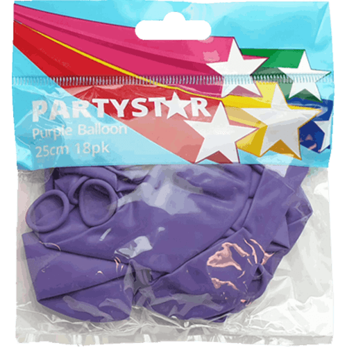 Korbond Purple Balloons 12 pack