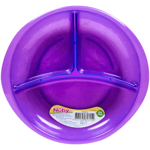 Nuby BPA Free Embossed Feeding Plate