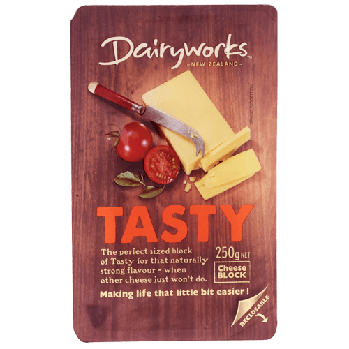 Dairyworks Tasty Block Cheese 250 g