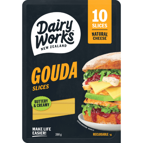 Dairyworks Gouda Cheese Slices