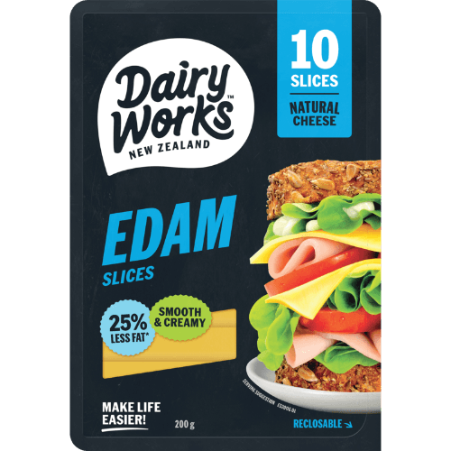 Dairyworks Edam Cheese Slices