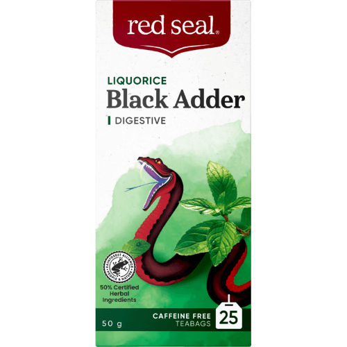 Red Seal Black Adder Liquorice Tea Bags