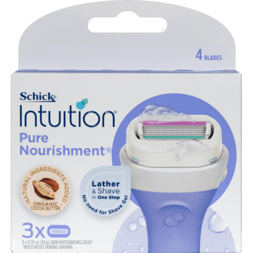 Schick Intuition Pure Nourishment Razor Blades