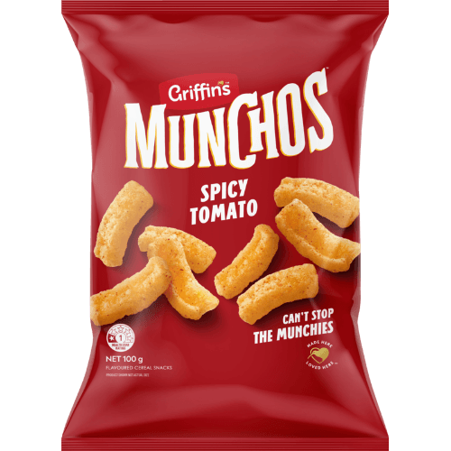 Griffin's Munchos Spicy Tomato Cereal Snacks