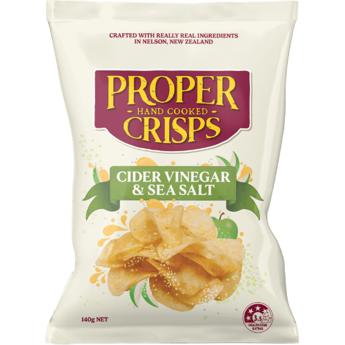 Proper Crisps Cider Vinegar & Sea Salt Potato Crisps