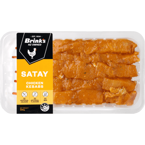 Brink's Satay Chicken Kebabs